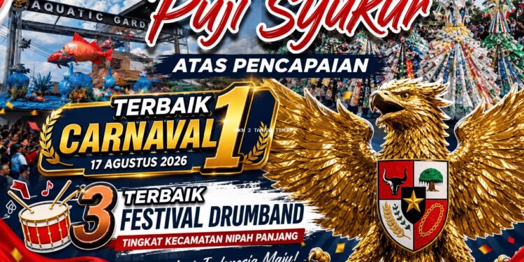 Semarak HUT Kemerdekaan RI Ke 81     Pada rangkaian peringatan Hari Ulang Tahun ke-81 Kemerdekaan Republik Indonesia SMKN 2 Tanjabtimur Mmenoreh Prestasi Membanggakan 
