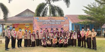 Pramuka SMA Negeri 8 Tanjabtim melaksanakan kegiatan Penerimaan Tamu Ambalan ( PTA ) Tahun 2026