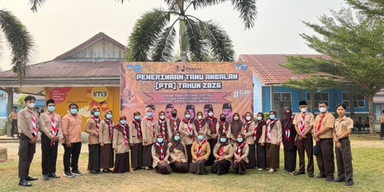Pramuka SMA Negeri 8 Tanjabtim melaksanakan kegiatan Penerimaan Tamu Ambalan ( PTA ) Tahun 2026