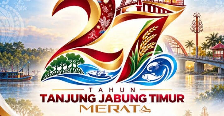 Keluarga Besar SDN 44 / X Rantau Rasau Dua  Mengucapkan HUT Kabupaten Tanjung Jabung Timur Ke 27