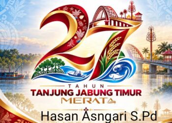 Keluarga Besar SDN 47/ X Pematang Mayan Mengucapkan HUT Kabupaten Tanjung Jabung Timur Ke 27