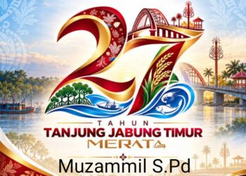 Keluarga Besar SDN 73/ X Bandar Jaya Mengucapkan HUT Kabupaten Tanjung Jabung Timur Ke 27
