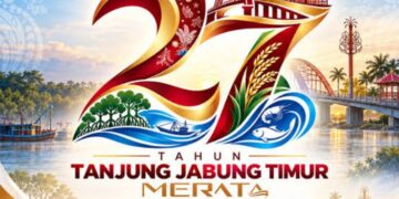 Keluarga Besar SDN 138 /X Rantau Rasau Dua Mengucapkan HUT Kabupaten Tanjung Jabung Timur Ke 27