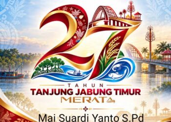 Keluarga Besar SDN 149 / X Tri Mulya Mengucapkan HUT Kabupaten Tanjung Jabung Timur Ke 27