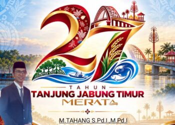 Keluarga Besar SMAN 8 Tanjabtim Mengucapkan HUT Kabupaten Tanjung Jabung Timur Ke 27