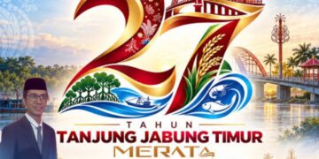 Keluarga Besar SMAN 8 Tanjabtim Mengucapkan HUT Kabupaten Tanjung Jabung Timur Ke 27
