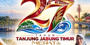 Keluarga Besar SMAN 3 Tanjabtim Mengucapkan HUT Kabupaten Tanjung Jabung Timur Ke 27