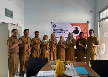 Pengawas Sekolah melaksanakan Supervisi Akademik Di SMKN 2 Tanjabtim, Kepala Sekolah :  Untuk Memperkuat Mutu Pembelajaran